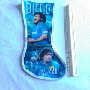 CALZA DELLA BEFANA NATALIZIA DIEGO MARADONA " O RE" NAPOLI. Natale Epifania - Picture 1 of 1