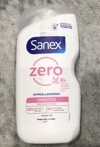 Saner Zero HYPOALLERGENIC SENSITIVE FOR DELICATE SKIN Shower Gel 450ml - Picture 1 of 8