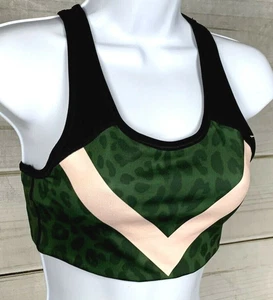 New Victoria's Secret Pink Ultimate Unlined Sports Bra Sz Small Green NWT A2208 - Picture 1 of 8