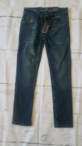 STEVE’S JEANS Boys Dark Blue Jeans Stretch Denim Slim Fit NWT Size 8 MSRP $42 - Picture 1 of 6