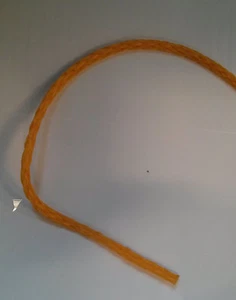 1/4" x 1000' Hollow Braided Rope Yellow Poly - Picture 1 of 1