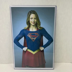 DC Supergirl Melissa Benoist Promo Poster Card Stock W/protector 11x17 T3 - Picture 1 of 4