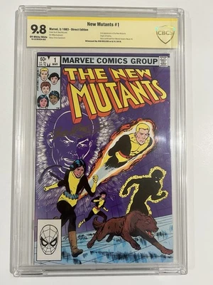 New Mutants #1 CBCS 9.8 NM/MINT Signature Series Signed Bob McLeod chipped case - Image 1 of 4