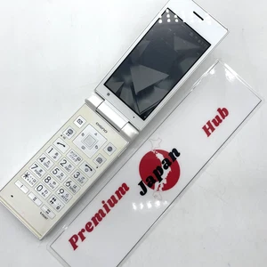 Kyocera 701KC DIGNO Keitai White Android Flip Phone Unlocked - Picture 1 of 11