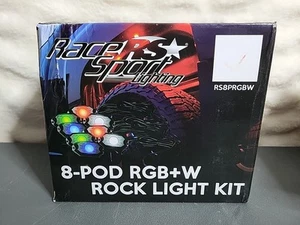 Race Sport para RS8PRGBW ColorSMART 8-Pod RGB+W LED Rock Light Kit (RGB+Blanco) - Imagen 1 de 1