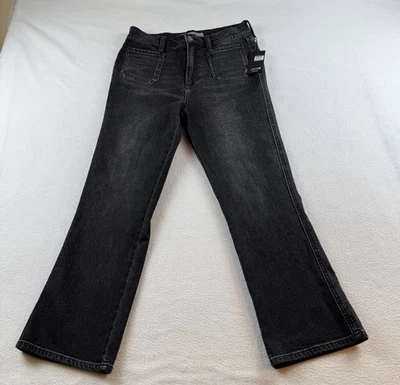 Joe’s Jeans High Rise Crop Bootcut Size 27 NWT Black W/ Patch Pocket - Image 1 of 4