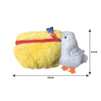 Pelican Bonito Estojos de Lápis Bolsa de Maquiagem de Pelúcia Bolsa de Caneta Papelaria Bolsa de Armazenamento TL - Imagem 1 de 4