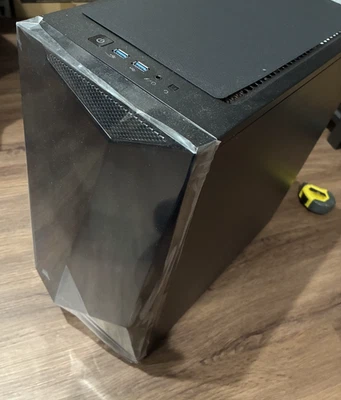 Black  Mid Tower Gaming Computer Case 3X Fan Pre-Installed SIZE : 8x15x18 #BI - Image 1 of 4