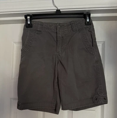 Gap Boys Size 7 Cargo Shorts Adjustable Waist Clasp Closure Grey Comfortable - Image 1 of 3