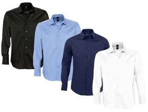 Camicia elasticizzata SOLS Brighton L/S - Foto 1 di 6