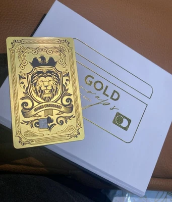 Personalised Metal  Atm Card In Universal Chip Design - Collectible - 2025 - Image 1 of 4