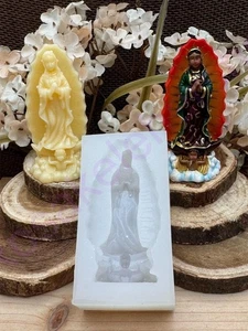 Unsere Liebe Frau von Guadalupe - Jungfrau von Guadalupe handgefertigte Silikonform zum Basteln - Bild 1 von 8