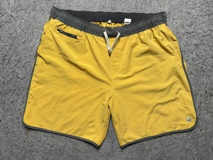 Pantaloncini Vuori Uomo 2XL Giallo Grigio Banche Corti Performance 4 Vie Elasticizzati V330 - Foto 1 di 16