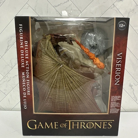 McFarlane toys, Game of Thrones, Viserion Fire Dragon Deluxe action figure. NIB Cover
