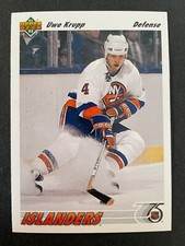 Uwe KRUPP 1991-92 Upper Deck Hockey #540 New York Islanders
