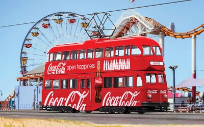 CORGI OOC COCA COLA LIVERY BALLOON TRAM CC43515 - Image 1 of 2