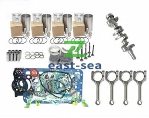 Rebuild Kit + Crankshaft&Connecting Rod For Yanmar 4TNE88 Engine VIO50 B6 B50-2 - Picture 1 of 9