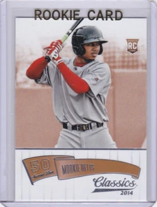 MOOKIE BETTS ROOKIE CARD 2014 Classic RC Boston Red Sox Baseball MINT $$ RED HOT - Picture 1 of 2