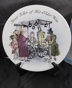 Plato Wedgwood/Duquesa, vendedor callejero de vino caliente de élder por John Finnie 1654A - Imagen 1 de 4