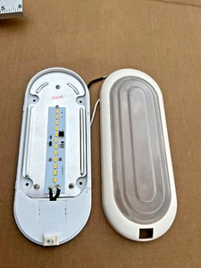 12 VOLT RV Interior DOME LIGHT w/switch PCDS01N-085 12 Diode 6W SMD Camper Cream - Bild 1 von 7