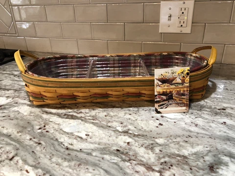 Longaberger 2000 Autumn Reflections Large Harvest Blessings Basket Cover
