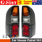 For Nissan Patrol GU 2 series Y61 2004-2009 Pair of LH+RH Tail Lights Rear Lamp