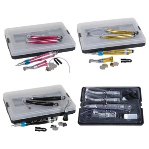 Dental High Fast&Low Slow Speed Handpiece Kit Air Turbine 4 Hole fit NSK Colors - Picture 1 of 48
