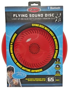 Velocity Red Light Up Flying Sound Disc - Bluetooth NEU - Bild 1 von 3