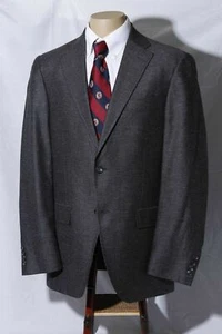 Hart Schaffner Marx Charcoal Birdseye 2 Btn Mens Sport Coat Jacket Blazer 41L - Picture 1 of 10