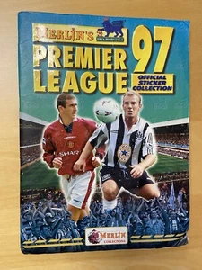Merlin Premier League 1997 Football Sticker Album Incomplete - Picture 1 of 4