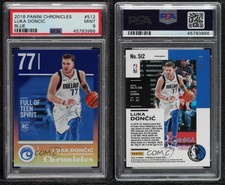 2018-19 Panini Chronicles Rookies Blue /99 Luka Doncic #512 PSA 9 MINT Rookie RC