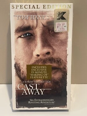 Cast Away (VHS, 2001, Special Edition) Watermarks-Sealed - Image 1 of 4
