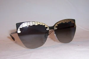 NUEVAS GAFAS DE SOL BVLGARI BV 6107 20478G GRIS/GRIS AUTÉNTICAS - Imagen 1 de 9