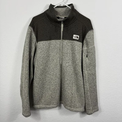 The North Face Gordon Lyons Fleecepullover Herren XL grau Quarter Zip NF0A3YR8 - Bild 1 von 4