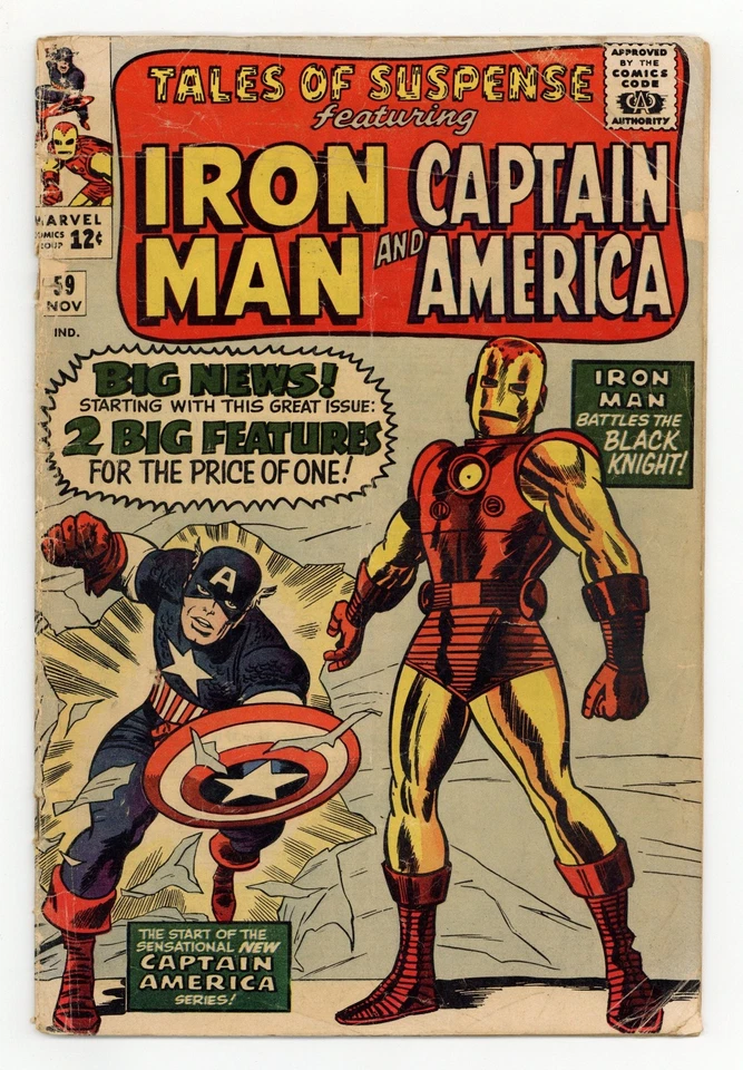Tales of Suspense #59 PR 0,5 1964 1ª aplicación. Jarvis Foto 1 de 1