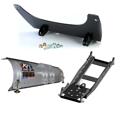 KFI Plow Kit For John Deere Gator XUV 825M 4x4 EPS 2018-24 With 66" Steel Blade - Image 1 of 2