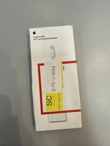 Apple Lightning to SD Card Camera Reader - MJYT2AM/A - Afbeelding 1 van 3