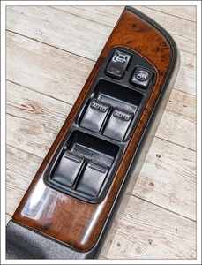 ✅ 2001-2004 Nissan PATHFINDER DRIVER SIDE MASTER POWER WINDOW SWITCH WOOD OEM - Picture 1 of 8