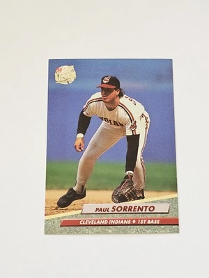 1992 Fleer Ultra Paul Sorrento #357 Cleveland Indians - Image 1 of 2