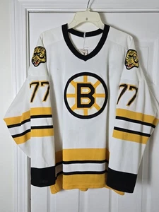 Vintage CCM Maska Boston Bruins Ray Bourque Jersey Men's Size XL White - Picture 1 of 5