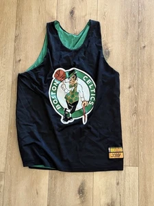 Camiseta sin mangas vintage reversible Bigman GIII deportiva talla XL de los Boston Celtics de la NBA - Imagen 1 de 5