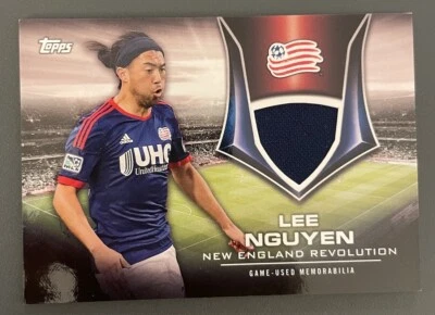 Lee Nguyen (New England Revolution) Kit Relic! Numbered /85! Topps MLS 2015! - Image 1 of 2