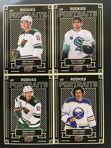 2022-23 Upper Deck 1 & 2 UD Portraits Insert & RC Singles *You Pick From List*