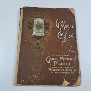Antique GOLD MEDAL Cook Book c1904 Softcover Washburn- Crosby Co. - Picture 1 of 10