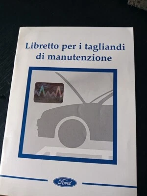 Libretto Tagliandi E Manutenzione Ford - Immagine 1 di 4