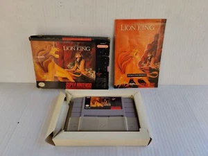 The Lion King CIB Complete (Super Nintendo Entertainment System, 1994) SNES - Picture 1 of 5