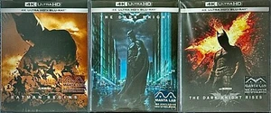 DARK KNIGHT TRILOGY BATMAN MANTA LAB FULLSLIP 4K UHD BLURAY STEELBOOKS *SEALED!* - Picture 1 of 24
