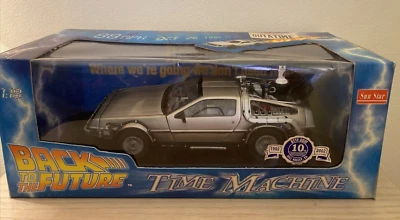 Sunstar 1:18 Back to the Future No. 2710 Diecast Delorean Time Machine 10Th Ann. - Image 1 of 4