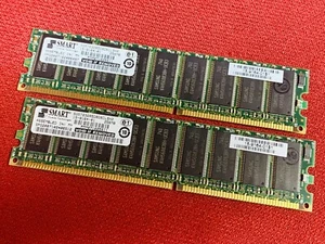 Smart Modular Technologies 512MB (2x256MB) DDR RAM Desktop Memory - Picture 1 of 2