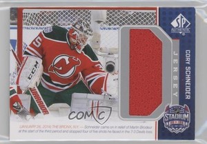 2014 SP Game Used Stadium Series/Winter Classic Materials Jersey Cory Schneider